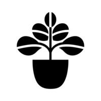 Peperomia plant Icon - Simple Vector Illustration