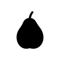 Pear icon isolated on white background vector