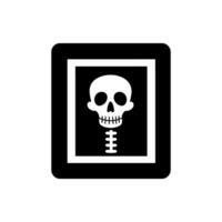 X-ray icon on white background vector