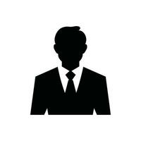 Loan Officer Icon on White Background - Simple Vector Illustration