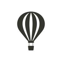Hot air balloon Icon on White Background - Simple Vector Illustration