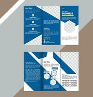 Free Tri Fold Brochure Template for and Events  Festivals vector