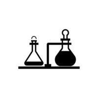 Laboratory icon on white background vector