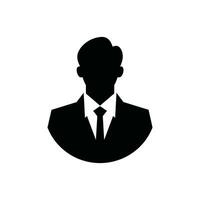 Broker Icon on White Background - Simple Vector Illustration