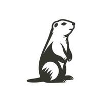 Prairie dog Icon on White Background - Simple Vector Illustration