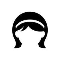 Headband Icon on White Background - Simple Vector Illustration