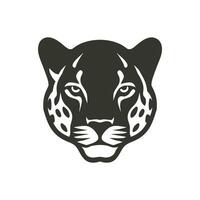 Leopard Icon on White Background - Simple Vector Illustration