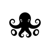 Octopus Icon on White Background - Simple Vector Illustration