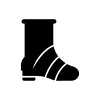 Ankle Brace Icon on White Background - Simple Vector Illustration