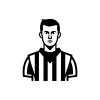 Referee Icon on White Background - Simple Vector Illustration