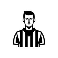 Referee Icon on White Background - Simple Vector Illustration