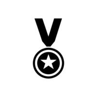 Awarding Medals Icon on White Background - Simple Vector Illustration