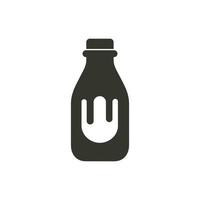 Ketchup Icon on White Background - Simple Vector Illustration