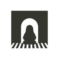 Prayer rug icon - Simple Vector Illustration