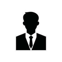 Office Manager Icon on White Background - Simple Vector Illustration