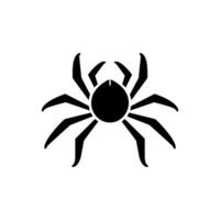 mar araña icono en blanco antecedentes - sencillo vector ilustración