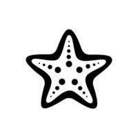 Chocolate chip starfish Icon on White Background - Simple Vector Illustration