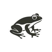 Frog Icon on White Background - Simple Vector Illustration