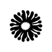 Sea anemone Icon on White Background - Simple Vector Illustration