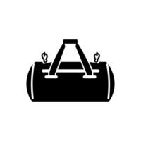 Gym Bag Icon on White Background - Simple Vector Illustration