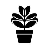 Jade Plant Icon - Simple Vector Illustration