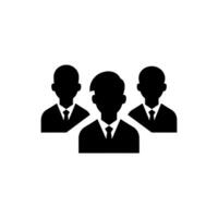 Visiting Team Icon on White Background - Simple Vector Illustration