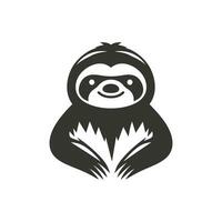 Sloth Icon on White Background - Simple Vector Illustration