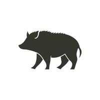 Peccary Icon on White Background - Simple Vector Illustration