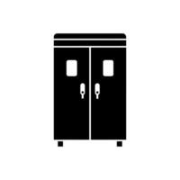 Locker Room Icon on White Background - Simple Vector Illustration