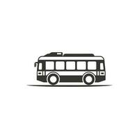 Trolleybus Icon on White Background - Simple Vector Illustration