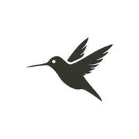 Hummingbird bird Icon on White Background - Simple Vector Illustration