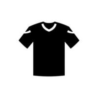 Deportes jersey icono en blanco antecedentes - sencillo vector ilustración