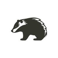 Hog badger Icon on White Background - Simple Vector Illustration