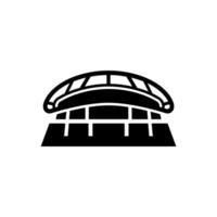 Stadium Icon on White Background - Simple Vector Illustration