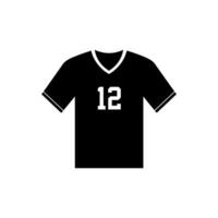 Sports Jersey Icon on White Background - Simple Vector Illustration