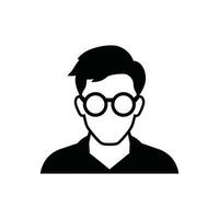 Data Scientist Icon on White Background - Simple Vector Illustration