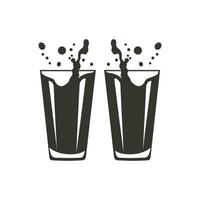 Soft drink Icon on White Background - Simple Vector Illustration
