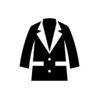 Lab coat icon on white background vector