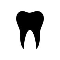 Tooth icon on white background vector