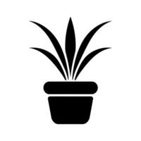 Spider Plant Icon - Simple Vector Illustration