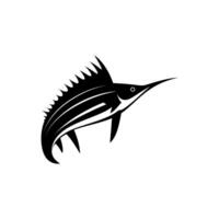 Atlantic sailfish Icon on White Background - Simple Vector Illustration