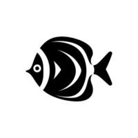 Butterflyfish Icon on White Background - Simple Vector Illustration