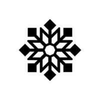 copo de nieve icono - sencillo vector ilustración