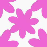 pink and white flower background vector