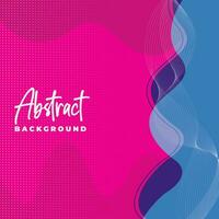 wavy abstract background with various colors vector