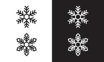 The snowflake icon is suitable for winter themes vector