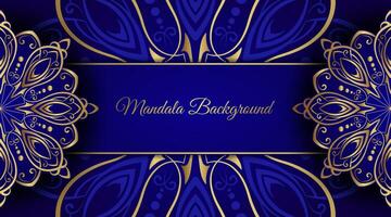 Luxury background  with mandala ornament vector