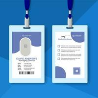 Modern and clean business id card and Student identity card template design and Employee Identity Card vector