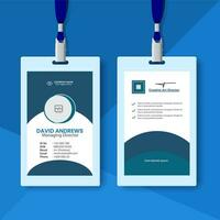 Modern and clean business id card and Student identity card template design and Employee Identity Card vector