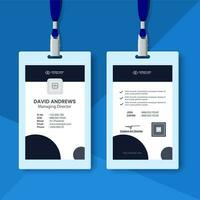 Modern and clean business id card and Student identity card template design and Employee Identity Card vector